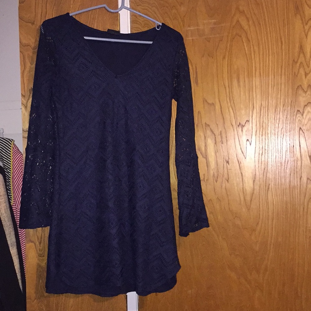 Navy blue lace dress!